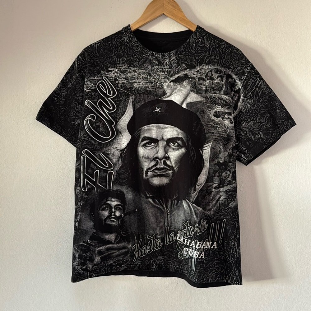 Vintage Y2K Che Guevara T-Shirt / AOP / Bootleg / Medium